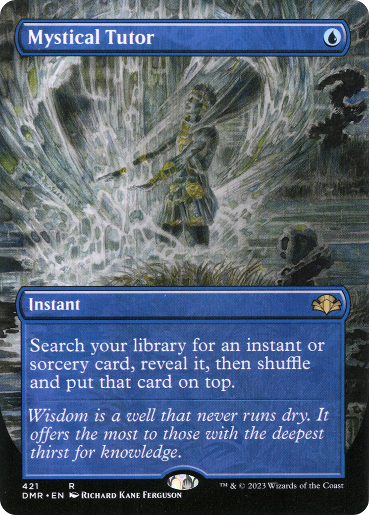Mystical Tutor (Borderless) (421) - Dominaria Remastered