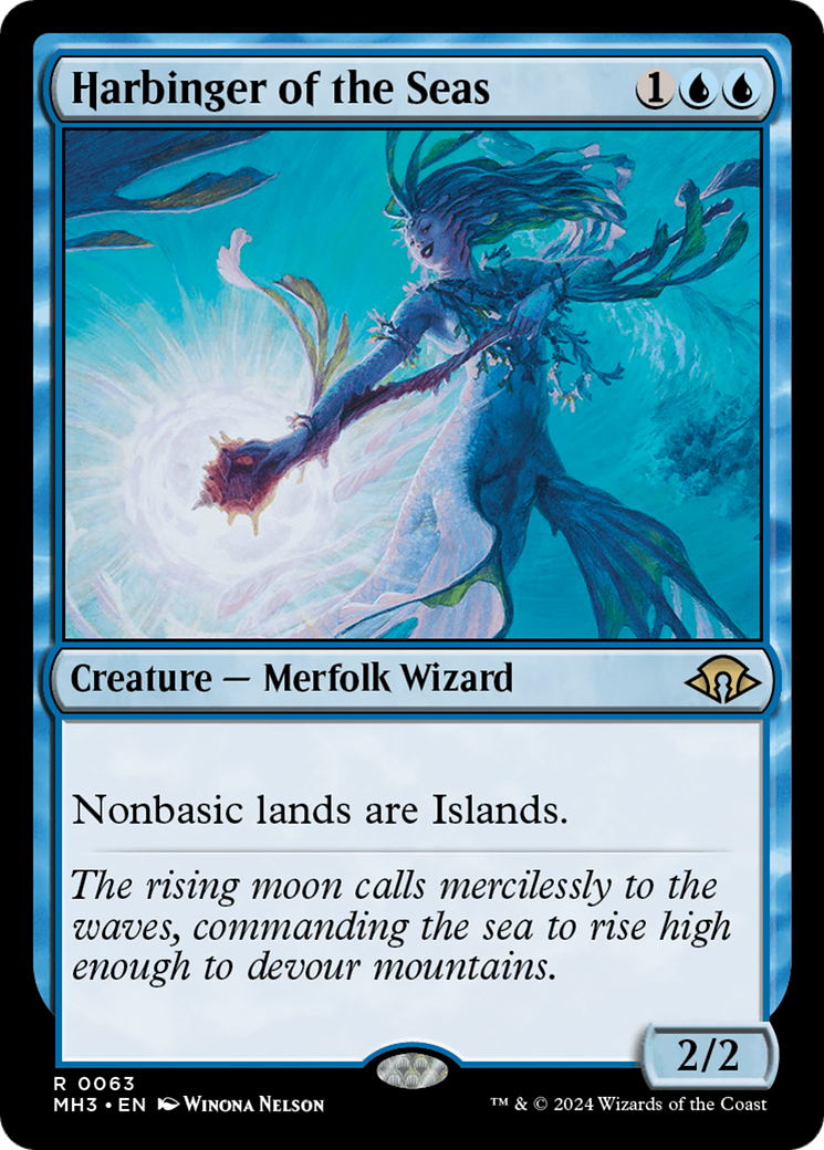 Harbinger of the Seas (063) Foil - Modern Horizons 3