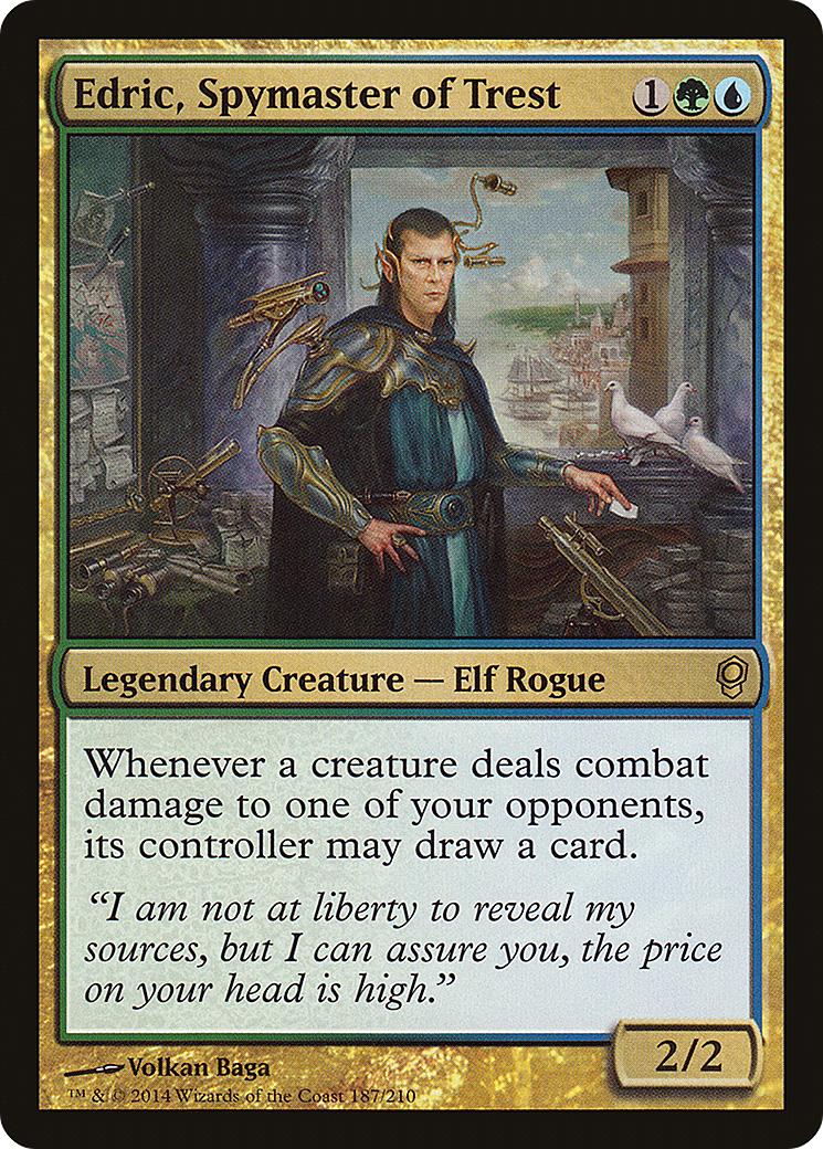 Edric, Spymaster of Trest (187) Foil - Conspiracy