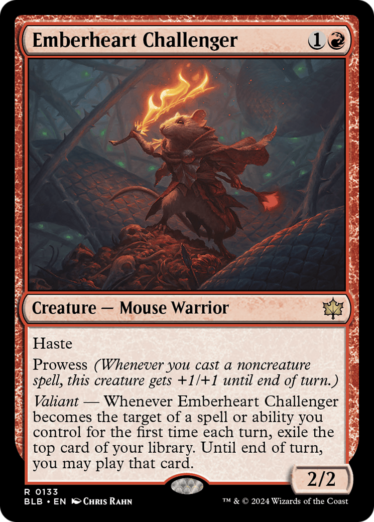 Emberheart Challenger (133) Foil - Bloomburrow