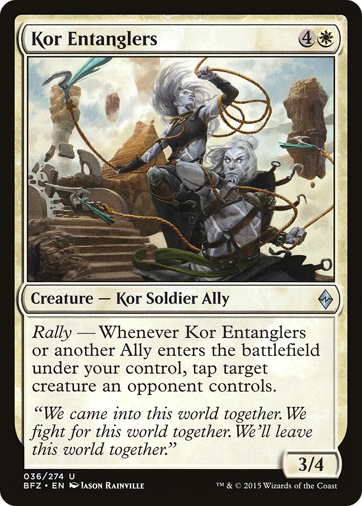 Kor Entanglers (036) - Battle for Zendikar