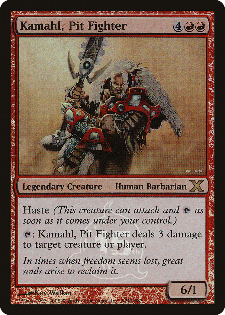Kamahl, Pit Fighter (15th Anniversary) (214) Foil - 15th Anniversary Cards