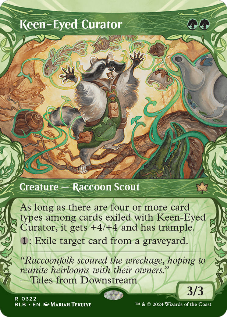Keen-Eyed Curator (Showcase) (322) Foil - Bloomburrow
