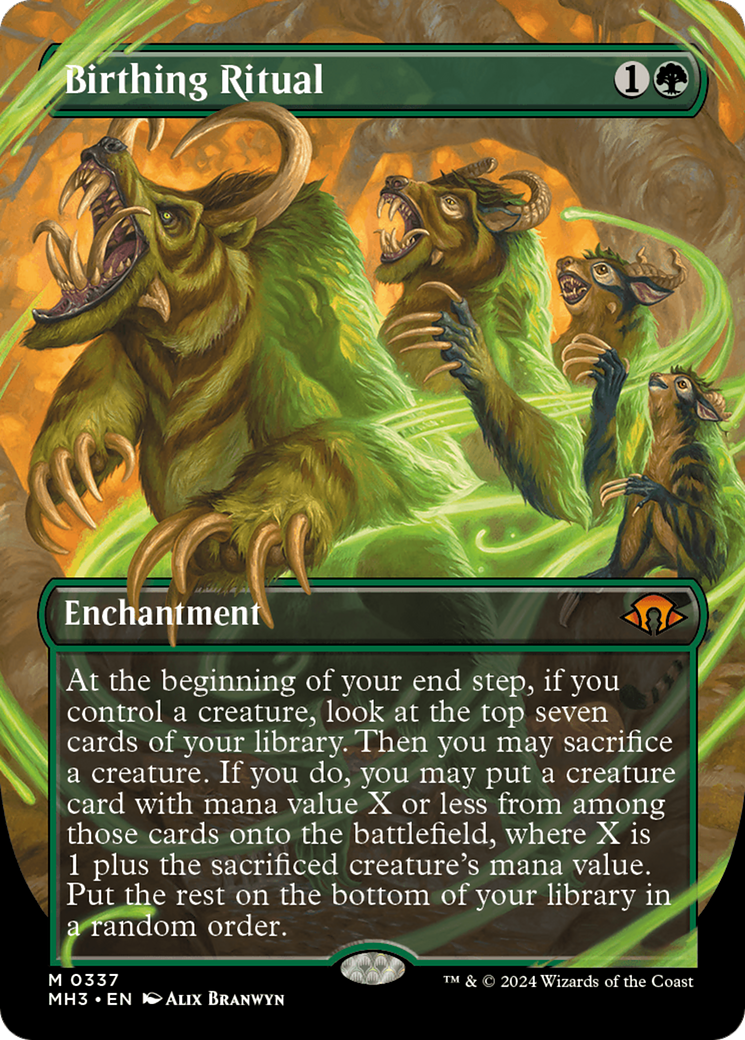 Birthing Ritual (Borderless) (337) Foil - Modern Horizons 3