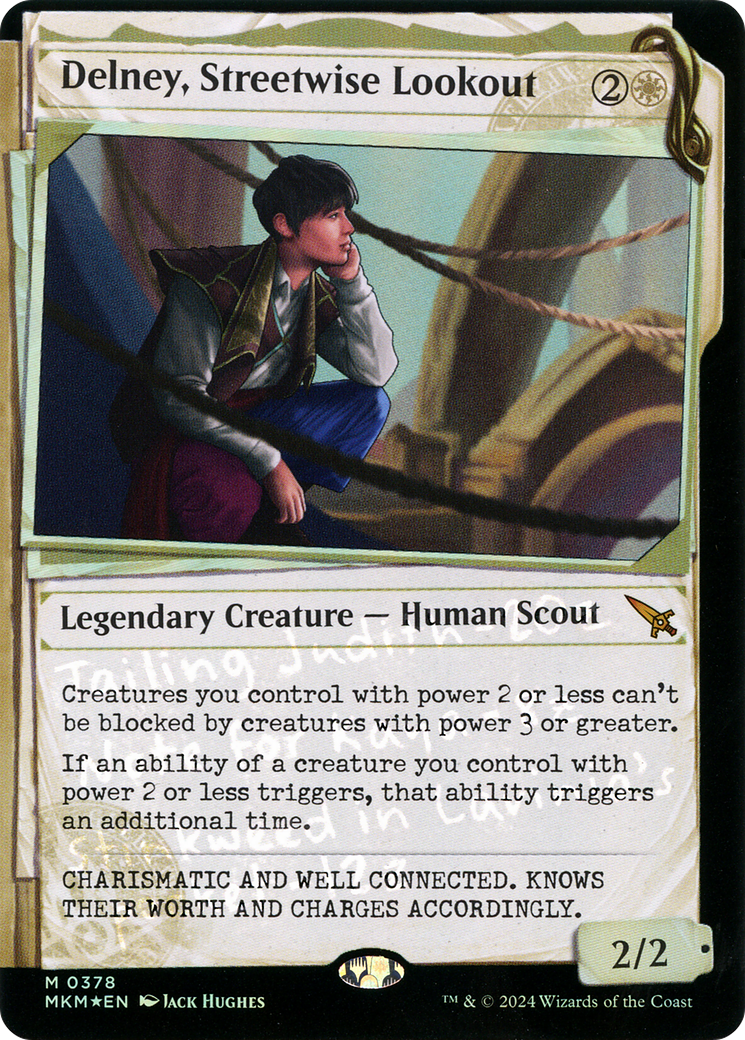 Delney, Streetwise Lookout: (Showcase) Foil (378)