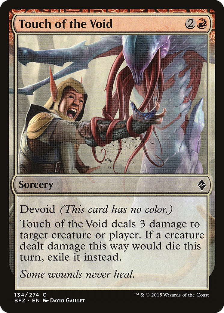 Touch of the Void (134) Foil - Battle for Zendikar