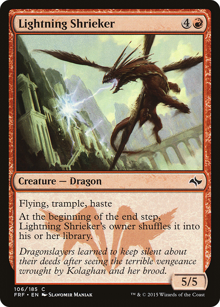 Lightning Shrieker (106) Foil - Fate Reforged