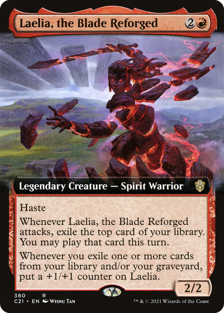 Laelia, the Blade Reforged (Extended Art) (380) - Commander 2021