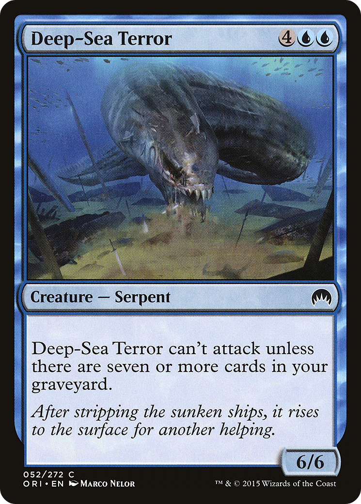 Deep-Sea Terror (052) Foil - Magic Origins