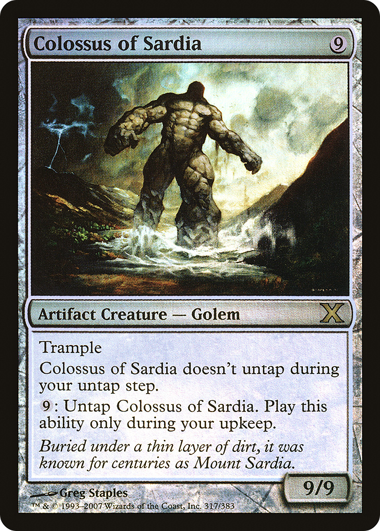 Colossus of Sardia (317) Foil - Tenth Edition