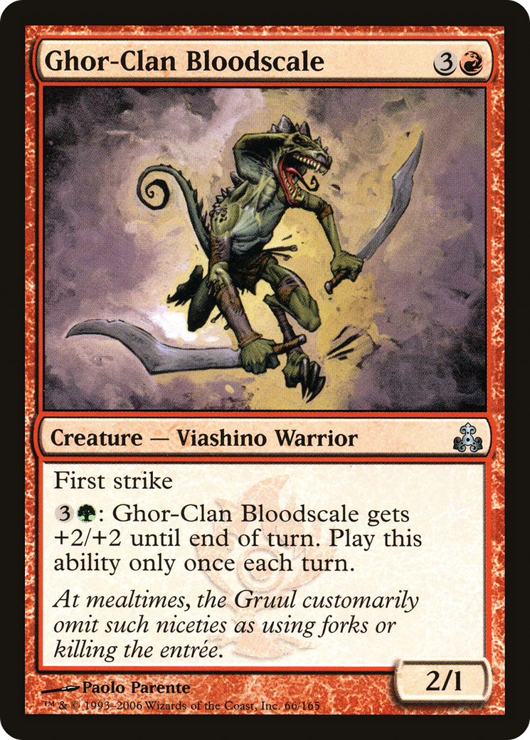 Ghor-Clan Bloodscale (066) Foil - Guildpact