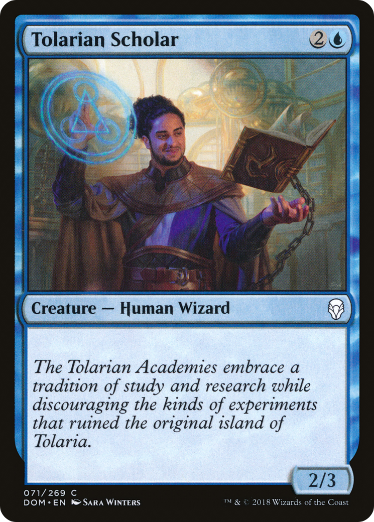 Tolarian Scholar (071) Foil - Dominaria