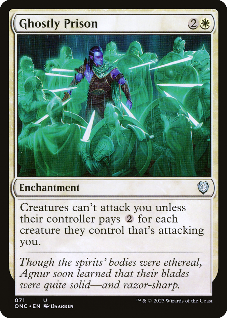 Ghostly Prison (071) - Phyrexia: All Will Be One Commander