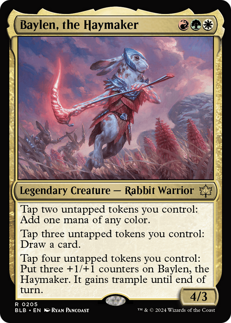 Baylen, the Haymaker (205) Foil - Bloomburrow