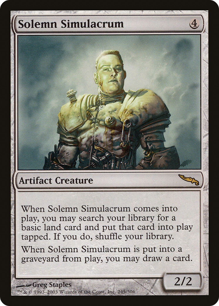 Solemn Simulacrum (245) - Mirrodin