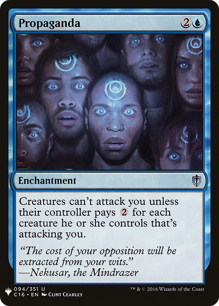 Propaganda (C16-94) - The List