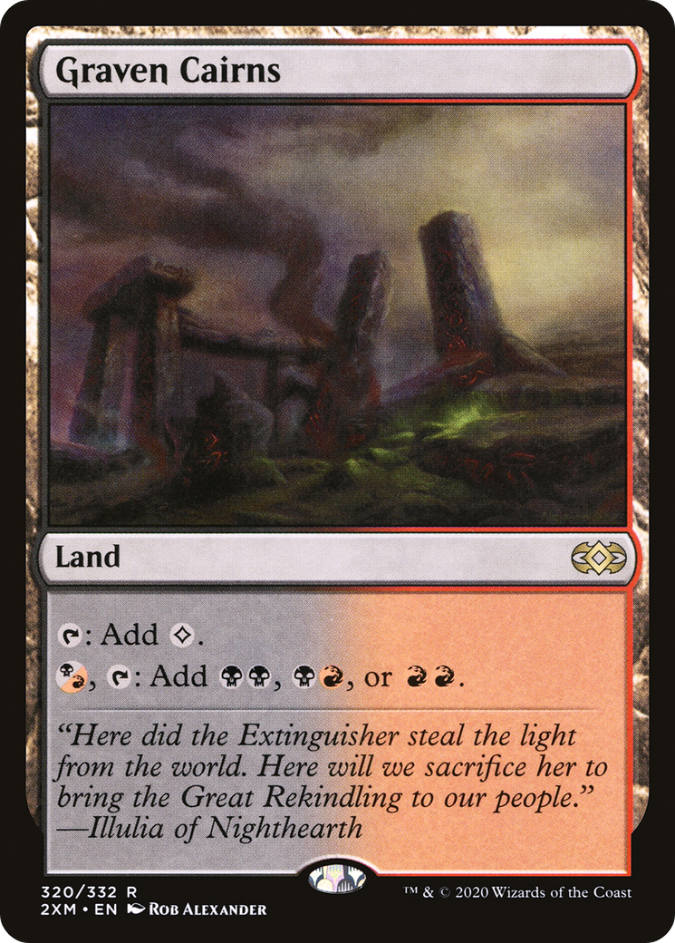 Graven Cairns (320) Foil - Double Masters