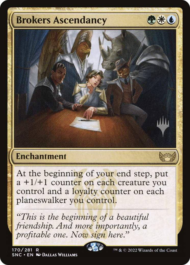 Brokers Ascendancy (170p) Foil - Streets of New Capenna Promos