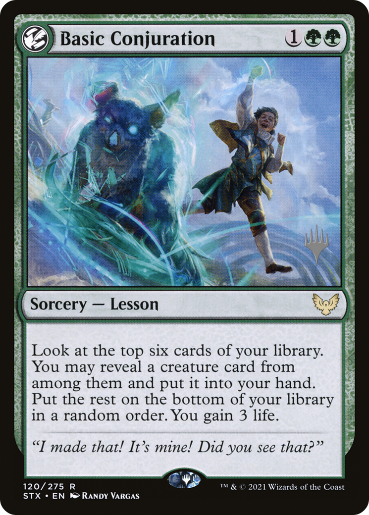 Basic Conjuration (120p) Foil - Strixhaven: School of Mages Promos