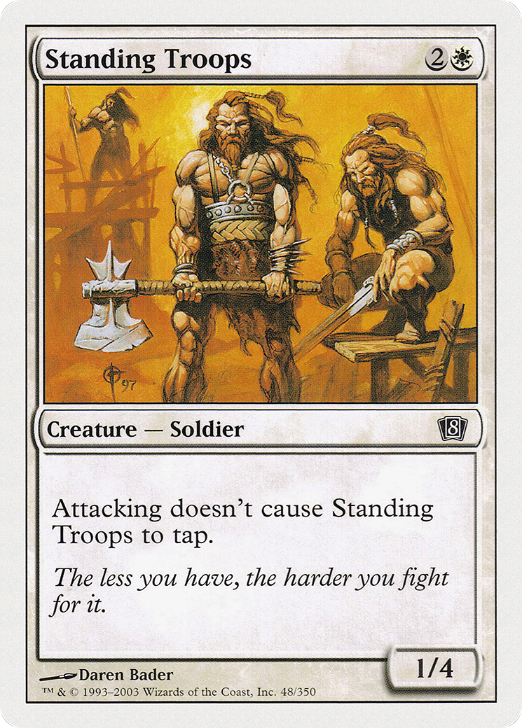 Standing Troops (048) - Eighth Edition
