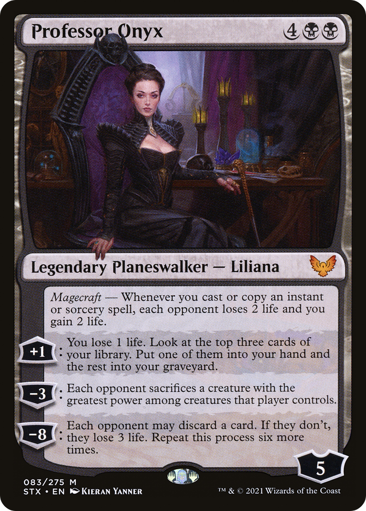 Professor Onyx (083) Foil - Strixhaven: School of Mages