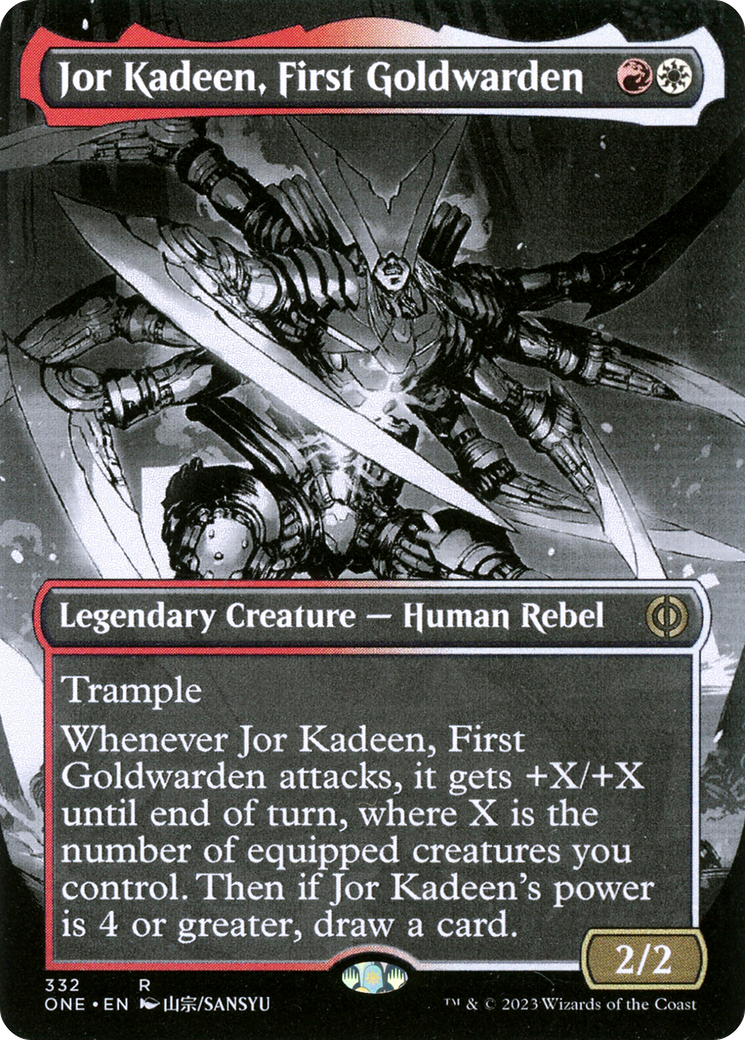Jor Kadeen, First Goldwarden (Showcase) (332) Foil - Phyrexia: All Will Be One