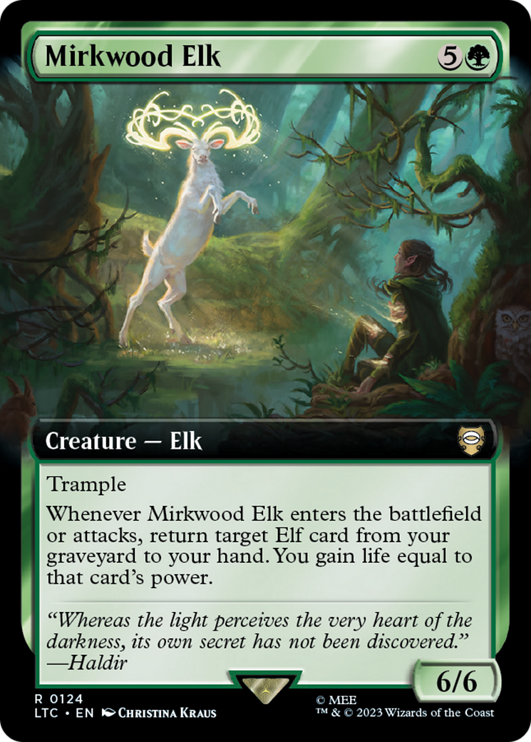 Mirkwood Elk (Extended Art) (124) - Tales of Middle-earth Commander