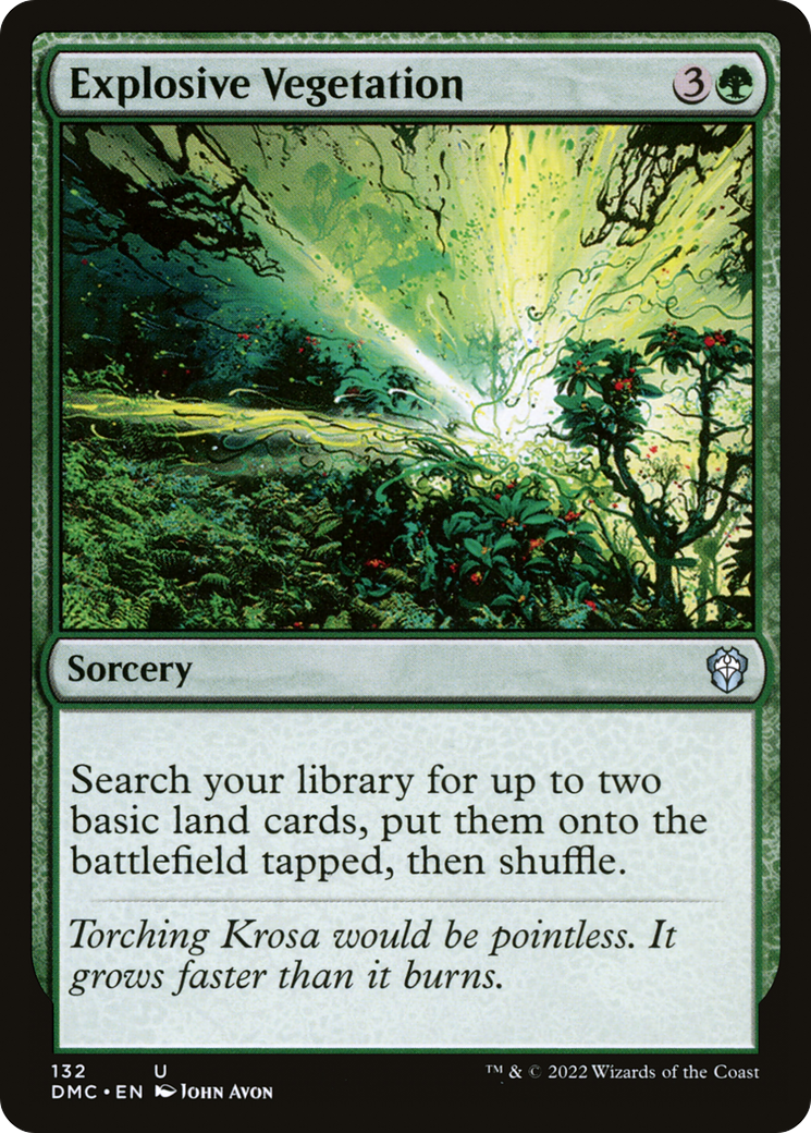 Explosive Vegetation (132) - Dominaria United Commander