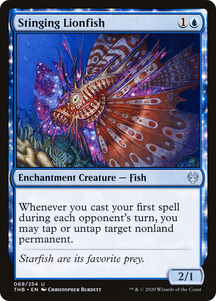 Stinging Lionfish (069) Foil - Theros Beyond Death