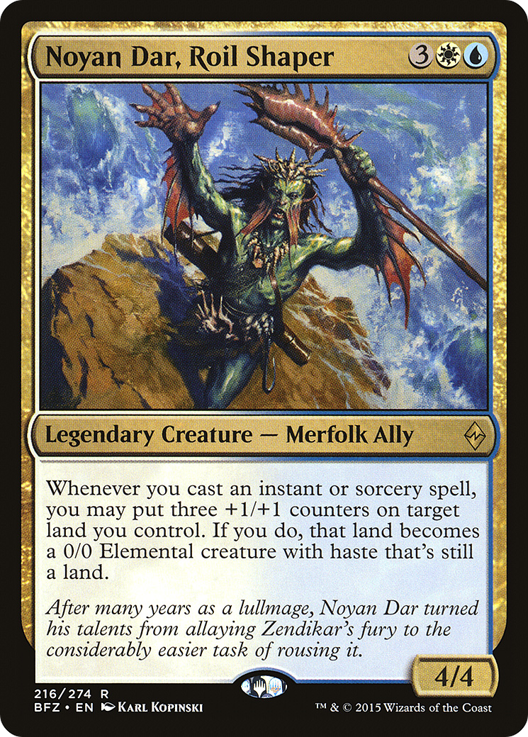 Noyan Dar, Roil Shaper (216) - Battle for Zendikar