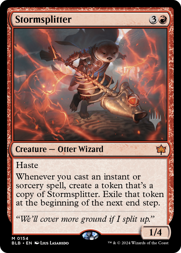 Stormsplitter (154) Foil - Bloomburrow Promos