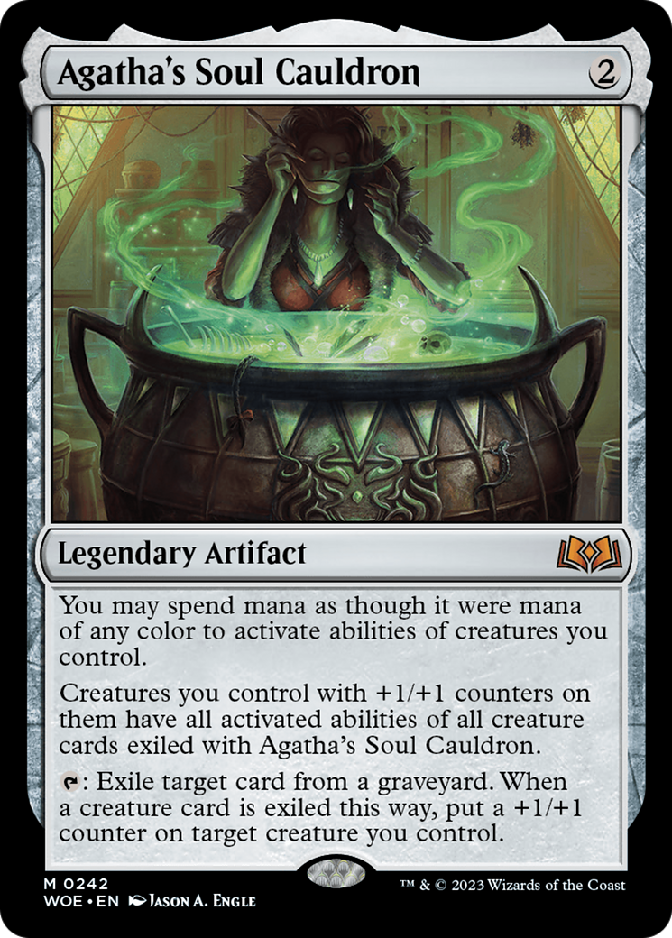 Agatha's Soul Cauldron (242) Foil - Wilds of Eldraine