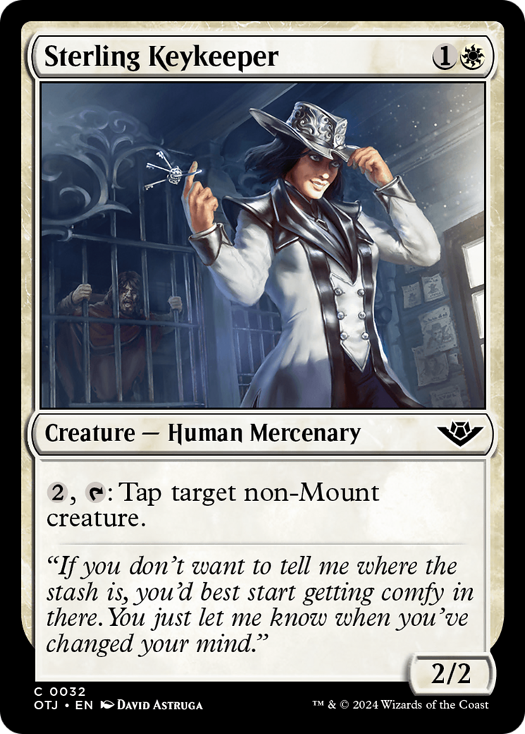 Sterling Keykeeper (032) Foil - Outlaws of Thunder Junction