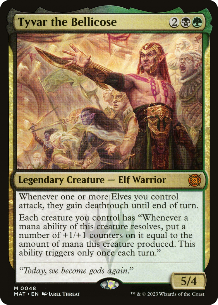 Tyvar the Bellicose (048) Foil - March of the Machine: The Aftermath