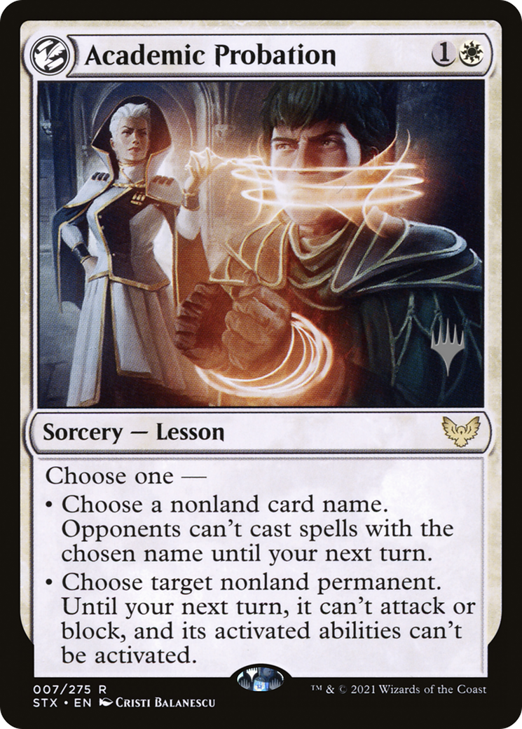Academic Probation (07p) - Strixhaven: School of Mages Promos