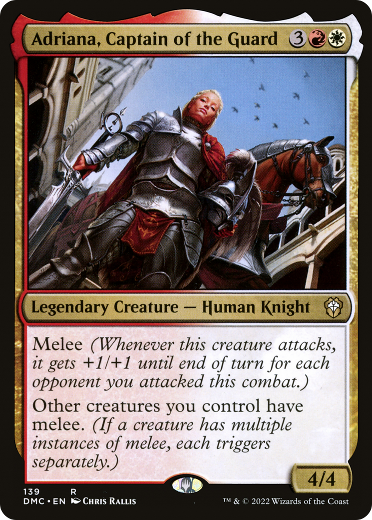 Adriana, Captain of the Guard (139) - Dominaria United Commander