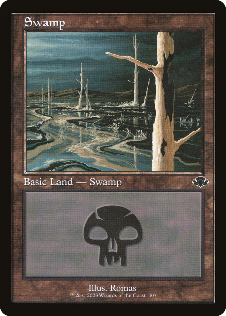 Swamp (Retro) (407) Foil - Dominaria Remastered