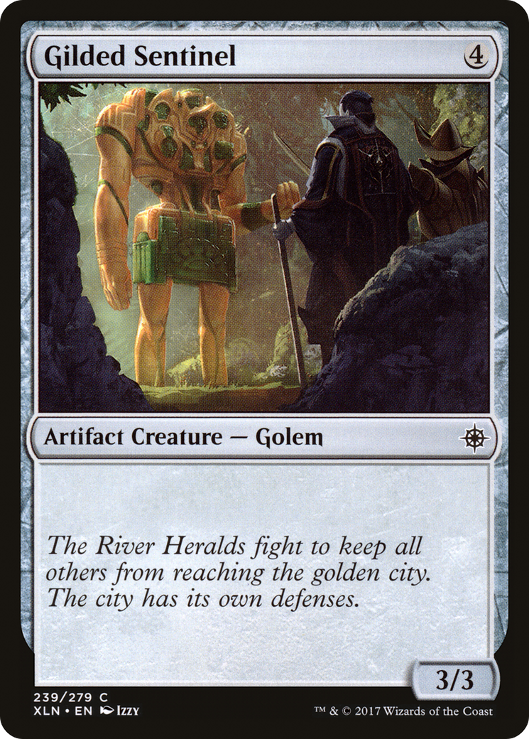 Gilded Sentinel (239) Foil - Ixalan