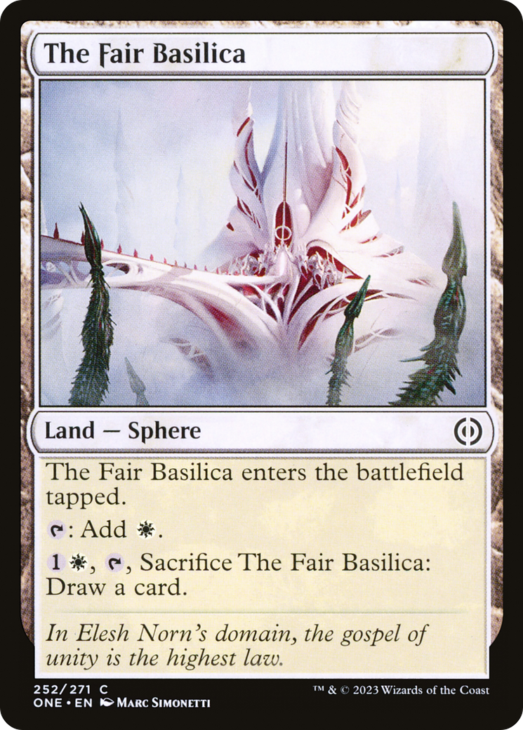 The Fair Basilica (252) Foil - Phyrexia: All Will Be One