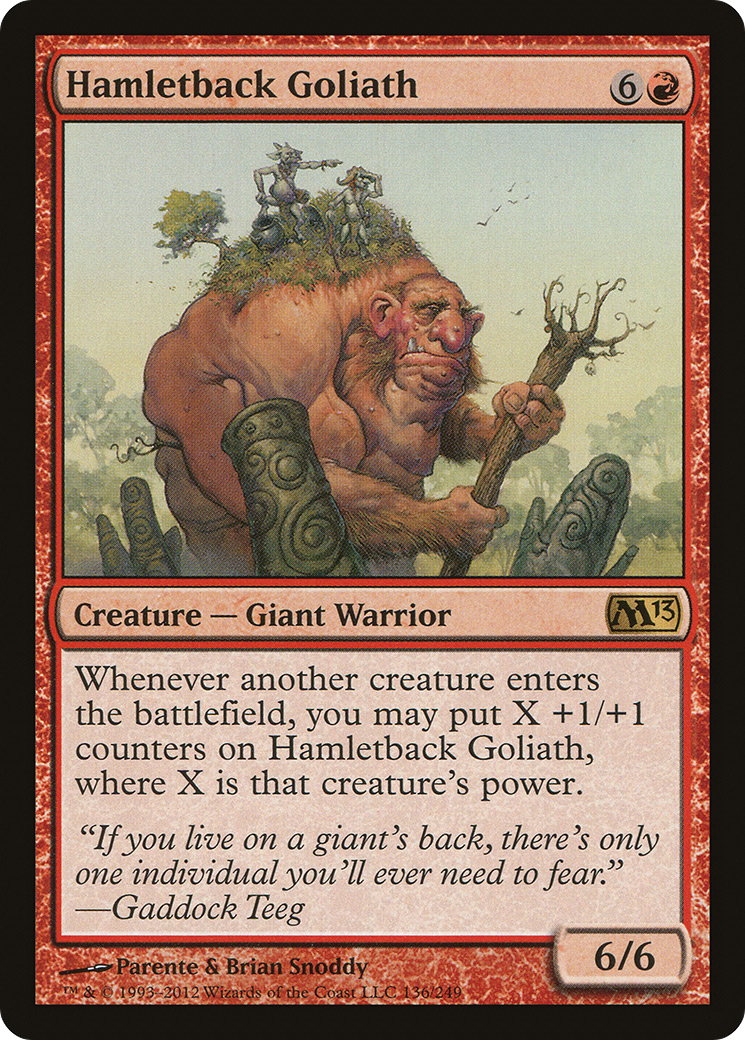 Hamletback Goliath (136) - Magic 2013