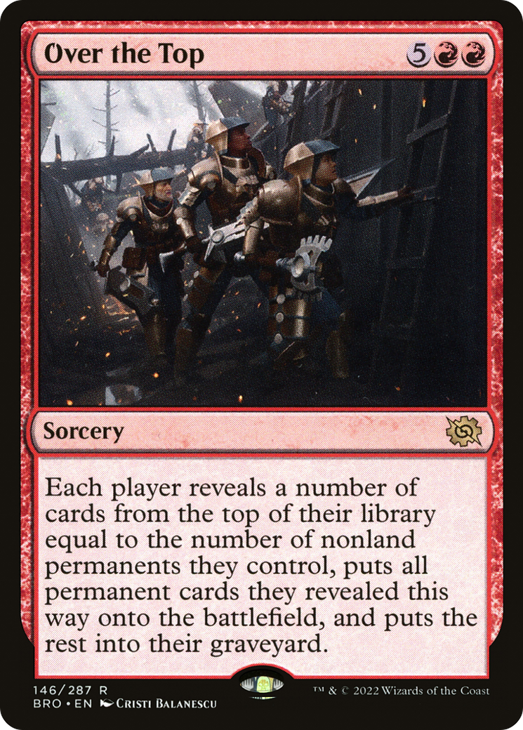 Over the Top (146) Foil - The Brothers' War