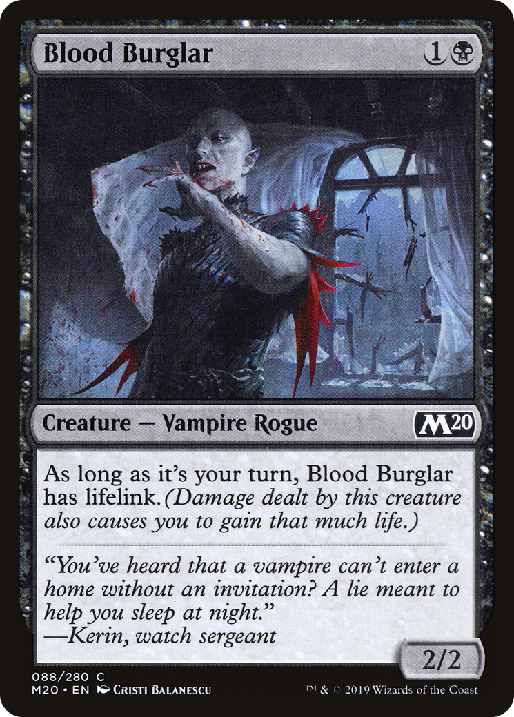 Blood Burglar (088) Foil - Core Set 2020