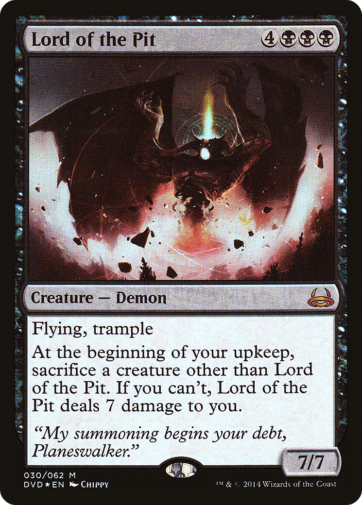Lord of the Pit (030) Foil - Duel Decks Anthology: Divine vs. Demonic