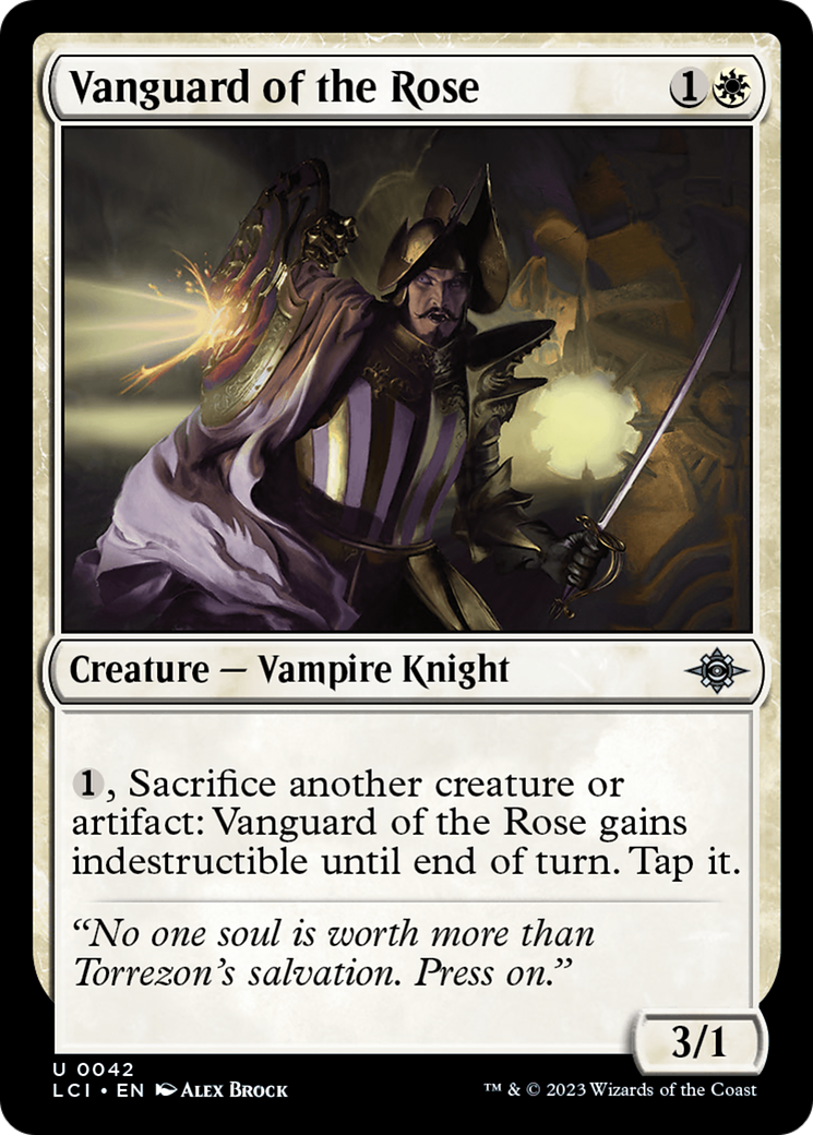 Vanguard of the Rose (042) Foil - The Lost Caverns of Ixalan