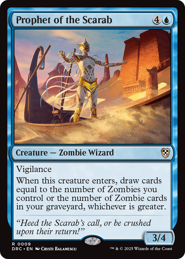Prophet of the Scarab (009) - Commander: Aetherdrift