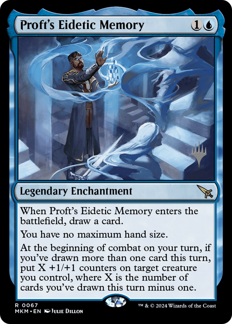 Proft's Eidetic Memory (067) Foil - Murders at Karlov Manor Promos