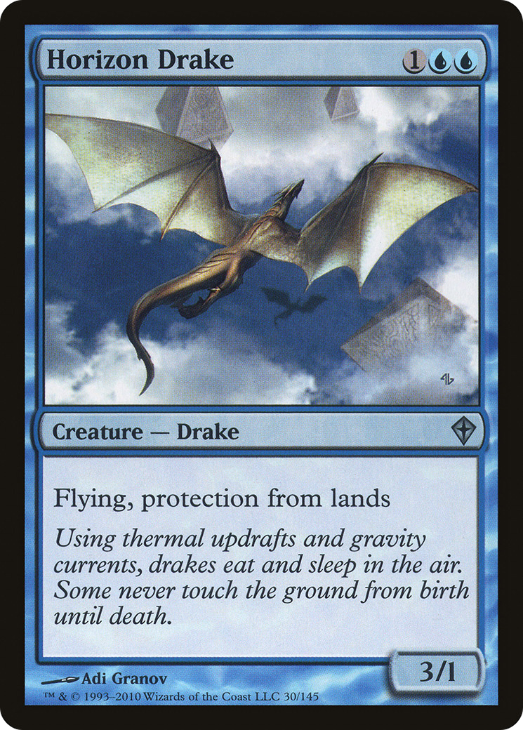 Horizon Drake (030) Foil - Worldwake