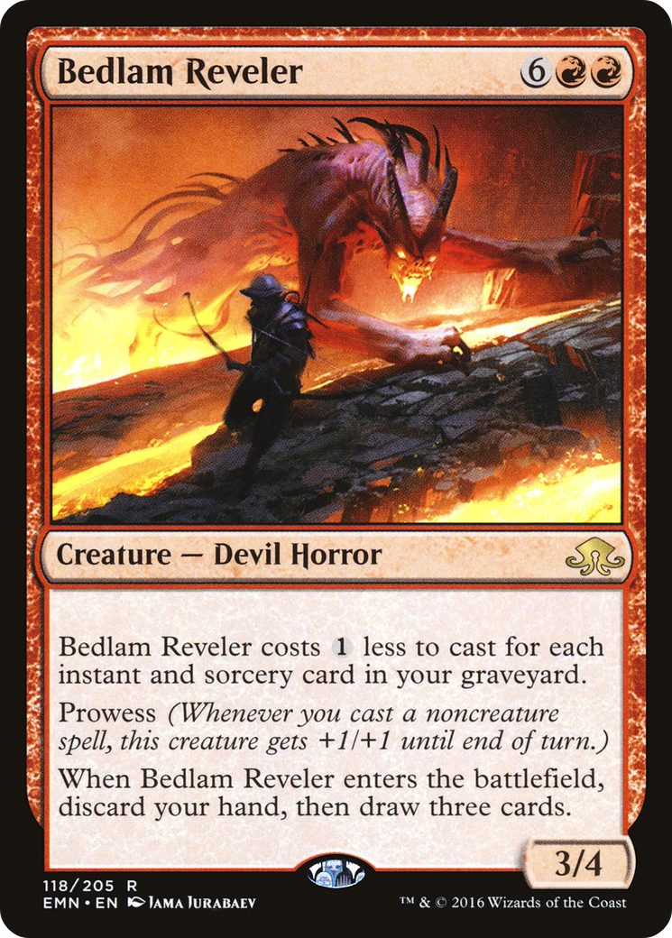 Bedlam Reveler (118) Foil - Eldritch Moon