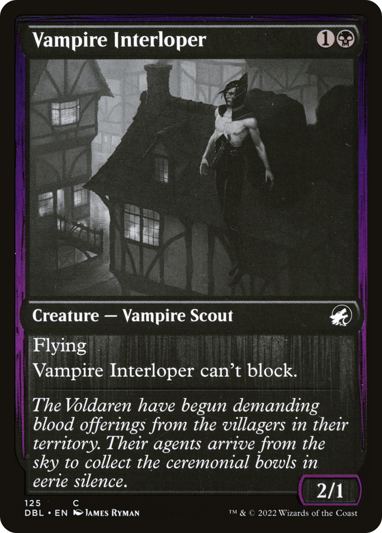 Vampire Interloper (125) Foil - Innistrad: Double Feature