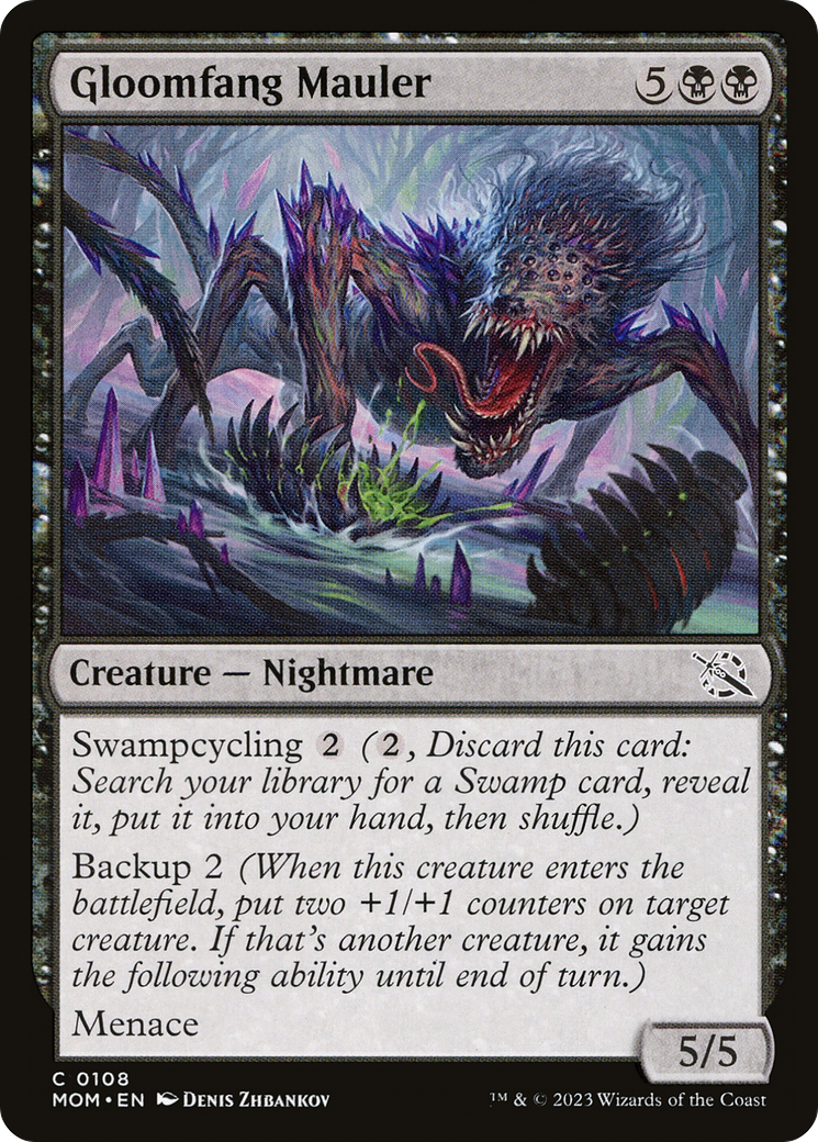 Gloomfang Mauler (108) Foil - March of the Machine